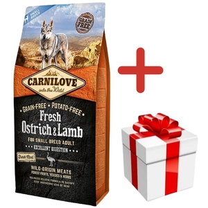 Carnilove Fresh Ostrich Lamb Adult 1,5 kg + NIESPODZIANKA DLA PSA GRATIS!!