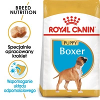 ROYAL CANIN Boxer Puppy 12kg karma sucha dla szczeniąt do 15 miesiąca, rasy bokser/Opakowanie uszkodzone (3742) !!! 