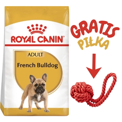 ROYAL CANIN French Bulldog Adult 3kg karma sucha dla psów dorosłych rasy bulldog francuski + Royal Canin Piłka dla psa GRATIS!!