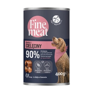 PetRepublic Fine Meat danie z cielęciny 400g dla psa
