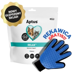 Aptus-Relax kęsy 30 sztuk + RĘKAWICA DO CZESANIA GRATIS!!