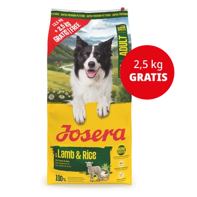 JOSERA Adult Lamb & Rice 12,5+2,5kg