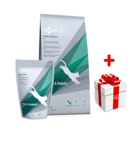TROVET WRD Weight & Diabetic (dla kota) 500g + niespodzianka dla kota GRATIS!