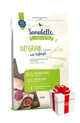 BOSCH Sanabelle No Grain Drób 10kg + Niespodzianka dla kota GRATIS