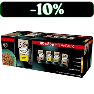 SHEBA Selection Select Slices Drobiowe Smaki saszetki  40x85g