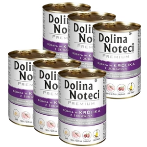 Dolina Noteci Premium Królik z żurawiną 6x400g