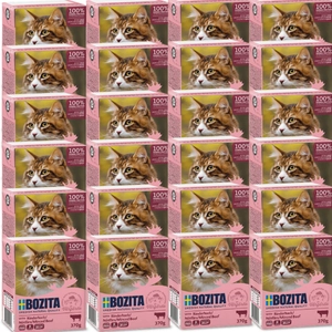 BOZITA Cat Siekana Wołowina W Galaretce 24x370g