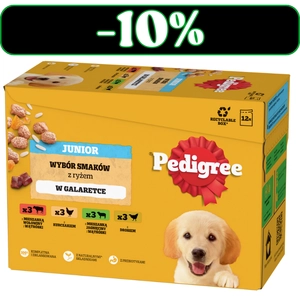 PEDIGREE Junior mix smaków w galaretce 12x100g