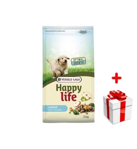 VERSELE-LAGA Happy Life Junior Chicken 3kg + niespodzianka dla psa GRATIS!