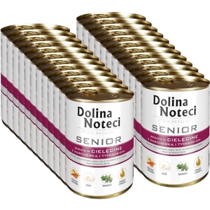 Dolina Noteci PREMIUM Senior bogata w cielecinę, marchew i tymianek 24x400g