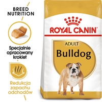 ROYAL CANIN Bulldog Adult 12kg karma sucha dla psów dorosłych rasy bulldog opakowanie uszkodzone (1815)