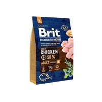 BRIT Premium By Nature Adult M 3kg  opakowanie uszkodzone (2501)
