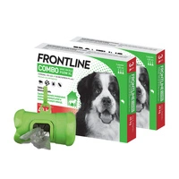 FRONTLINE Combo Spot -On Pies XL powyżej 40kg (pipeta 3x 4,02ml) x2 +Frontline Dozownik na woreczki GRATIS