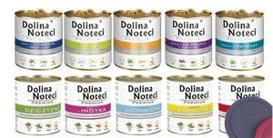 Dolina Noteci Premium Mix 30x800g 10 Smaków + 3 pokrywki na puszki