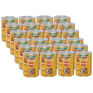 PEDIGREE Adult mokra karma dla dorosłych psów, z kurczakiem i marchewką w galaretce 24x400g