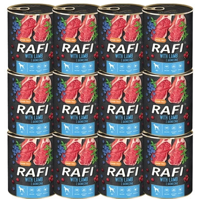 DOLINA NOTECI Rafi z jagnięciną 12x800g