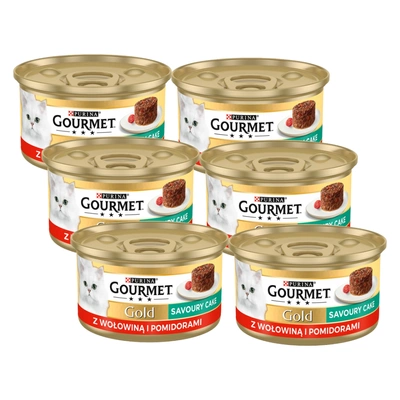 Purina Gourmet Gold wołowina w pomidorach 6x85g