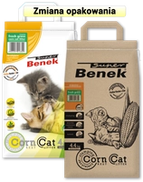 SUPER BENEK Żwirek Corn Kukurydziany o zapachu: Świeża Trawa  7L - 4,4kg /opakowanie uszkodzone (3458)