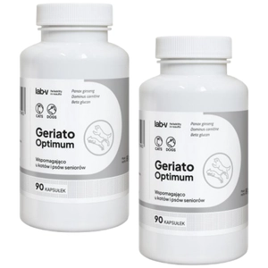Lab-v Geriato Optimum – Wspomaganie zdrowia seniorów dla psów i kotów 2x90 kapsułek