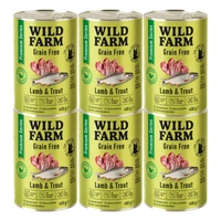 WILD FARM Premium Grain Free Lamb and Trout 6x400g  - bezzbożowa karma dla kota