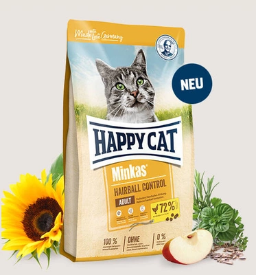 HAPPY CAT Minkas Hairball Control 10kg