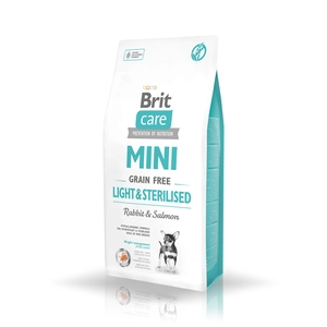 BRIT CARE Mini Grain-Free Light&Sterilised 7kg/Opakowanie uszkodzone (1729,5584,430,467,909,532,1125) !!!