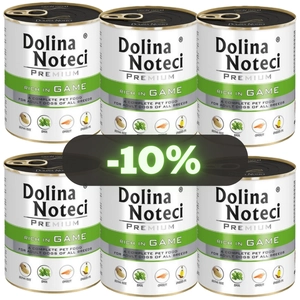 Dolina Noteci PREMIUM bogata w dziczyznę 6 x 800g