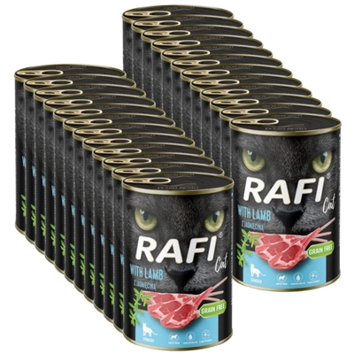 RAFI Cat Adult Sterilised z jagnięciną 24x400g