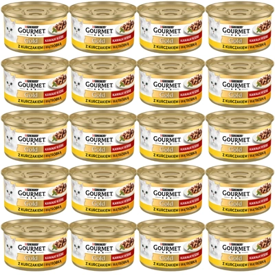 Purina Gourmet Gold kurczak/ wątróbka w sosie 72x85g