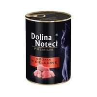 Dolina noteci Premium dla kota bogata w Cielęcinę 400g