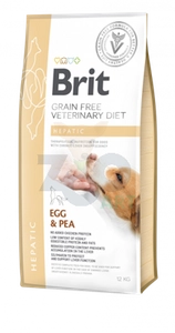 Brit gf veterinary diets dog Hepatic 12kg / Opakowanie uszkodzone (829) !!! 