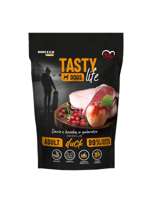 Tasty Dogs Life Danie z kaczką w galaretce 500g