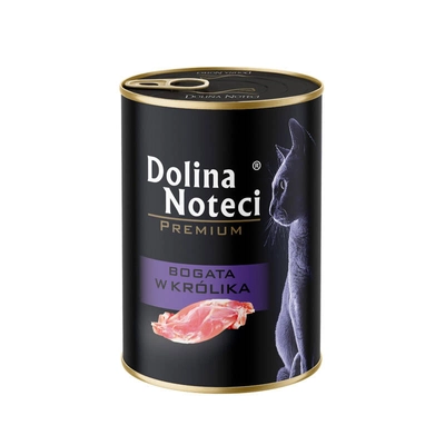 Dolina Noteci Premium dla kota bogata w królika 400g