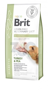 Brit gf veterinary diets dog Diabetes 12kg \ Opakowanie uszkodzone (2197) !!!