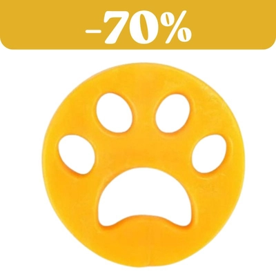 Czyścik do pralki do usuwania sierści - łapka