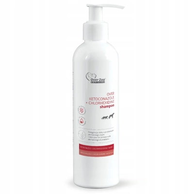OVER ZOO Vet line - Szampon z ketokonazolem chlorheksydyną 250ml
