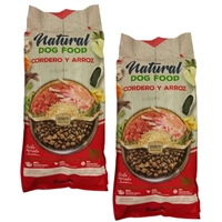 Natural Dog Food Jagnięcina & Cielęcina 2x15kg. 62% mięsa - Bez kurczaka