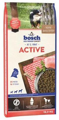  Bosch Active, drób (nowa receptura) 15kg / Opakowanie uszkodzone (1045 5477) !!! 