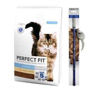 Perfect Fit™ - sucha karma pełnoporcjowa dla kociąt poniżej 1 roku, bogata w kurczaka 7kg + WĘDKA GRATIS !!!