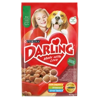 PURINA Darling z pyszną mieszanką wołowiny i kurczaka 10 kg/Opakowanie uszkodzone (3247,3015,3538, 4102,4076)