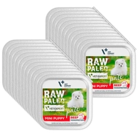 Vetexpert Raw Paleo Pate Mini Puppy Beef 24x150g - wołowina tacka