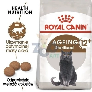 ROYAL CANIN Ageing Sterilised +12 2kg karma sucha dla kotów dojrzałych, sterylizowanych opakowanie uszkodzone (3040)