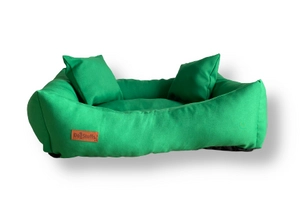 DogStuffs Legowisko Basic dla psa Butelkowa Zieleń 130x105