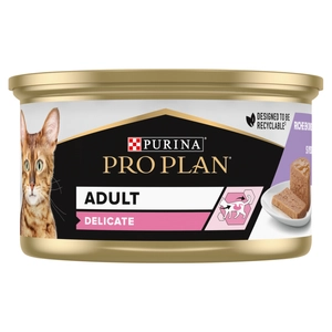 PRO PLAN Adult Delicate Mokra karma dla kota mus z indykiem 85g