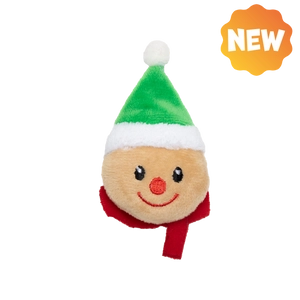 UNIQ PETS PLUSZOWA ZABAWKA DLA KOTA PURRNIP główka piernikowego ludzika z kocimiętką 7x6cm