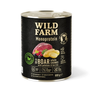 WILD FARM Monoprotein Wild Boar 800g hipoalergiczna karma dla psa