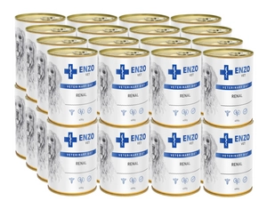 ENZO VET Renal dieta na choroby nerek z wołowiną dla psów 32x400g