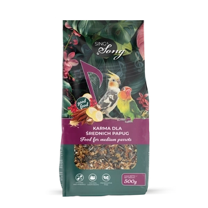 SING&SONG karma dla średnich papug 500g