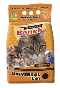 SUPER BENEK Żwirek Uniwersalny 25l 22kg (opakowanie pomarańczowe) / Opakowanie uszkodzone (2322) !!!