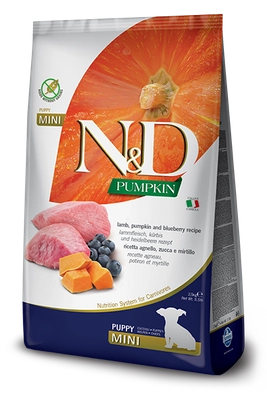 FARMINA N&D PUMPKIN Mini PUPPY Natural 7kg / Opakowanie uszkodzone  (2601)